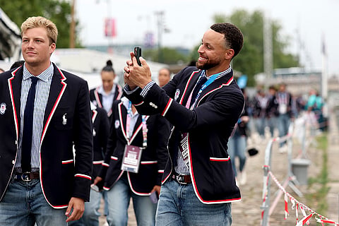 Stephen Curry of the United States